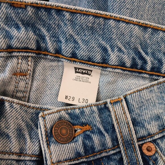 Vintage Levi's 517 Orange Tab Made in USA Straight Leg Jeans - Picture 4 of 12